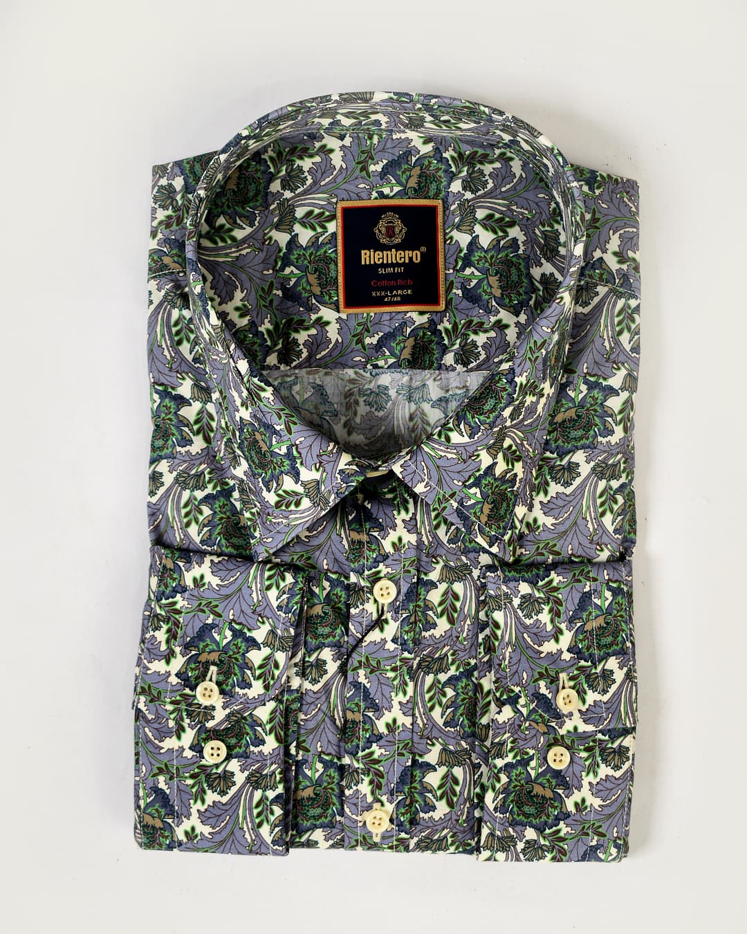 Premium Floral Slim Fit Cotton Shirt