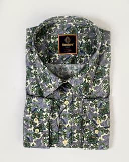Premium Floral Slim Fit Cotton Shirt thumbnail