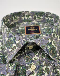 Premium Floral Slim Fit Cotton Shirt thumbnail