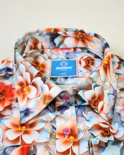Premium Floral Print Cotton Shirt thumbnail
