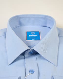 Classic Light Blue Cotton Formal Shirt thumbnail