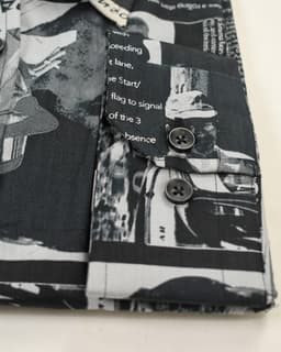 Urban Graphic Print Cotton Shirt thumbnail