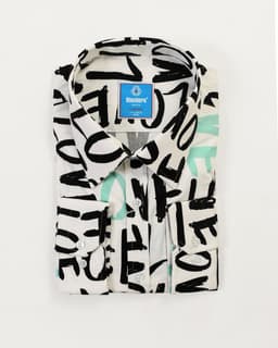 Abstract Print Cotton Slim Fit Shirt thumbnail