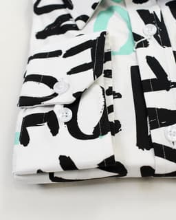 Abstract Print Cotton Slim Fit Shirt thumbnail