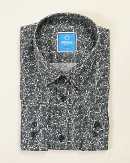 Men’s Paisley Print Cotton Shirt thumbnail