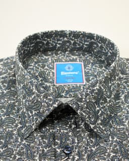 Men’s Paisley Print Cotton Shirt thumbnail