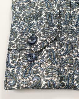 Men’s Paisley Print Cotton Shirt thumbnail