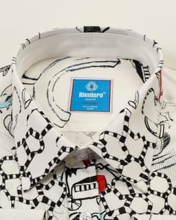 Premium Abstract Print Long-Sleeve Shirt thumbnail