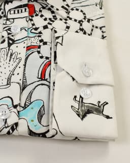 Premium Abstract Print Long-Sleeve Shirt thumbnail