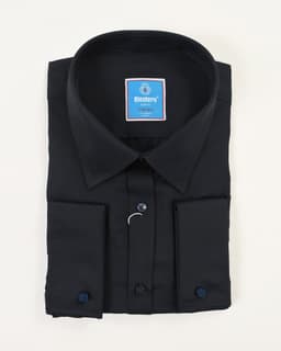 Men’s Slim Fit Textured Cotton-Rich Dress Shirt thumbnail