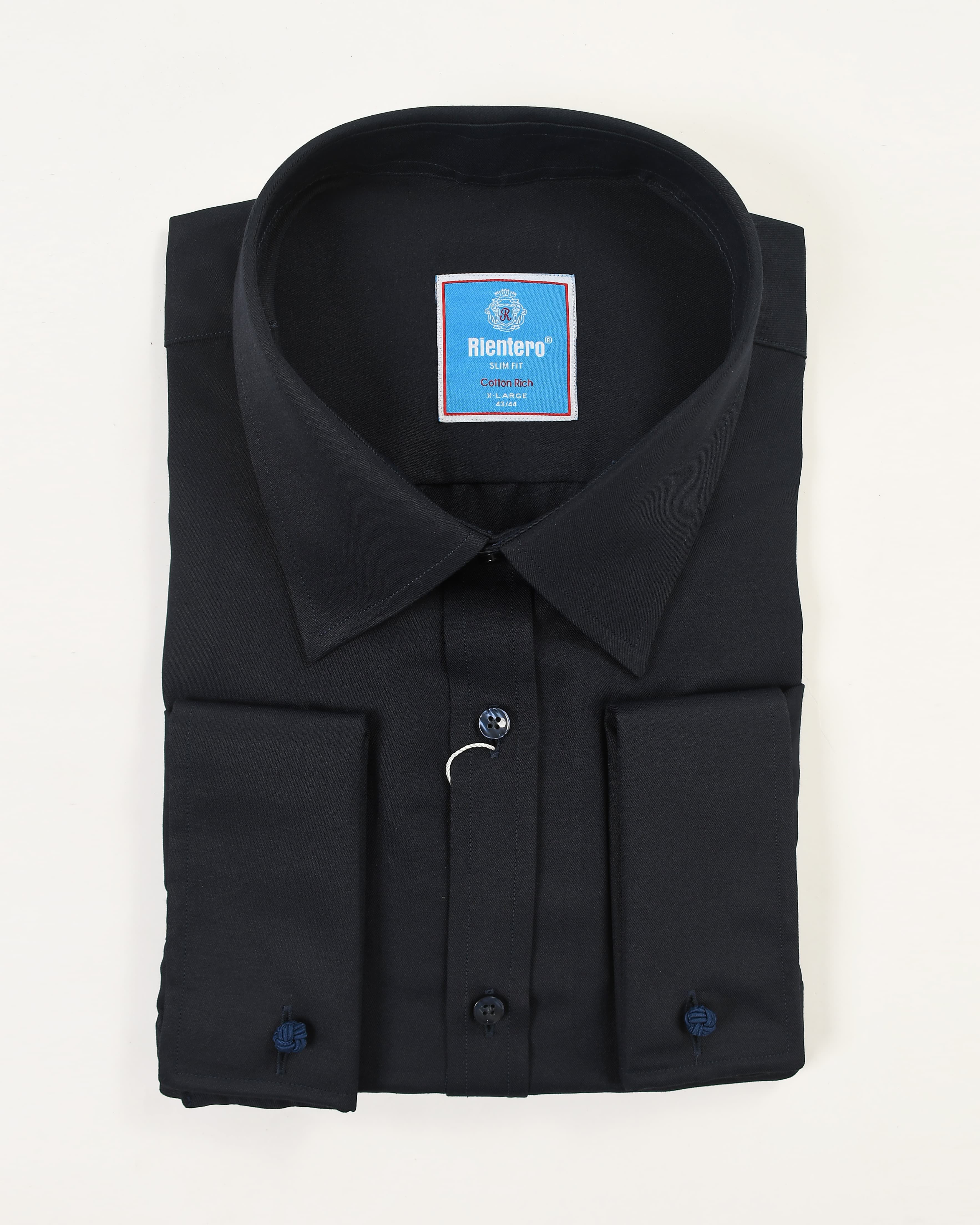 Men’s Slim Fit Textured Cotton-Rich Dress Shirt