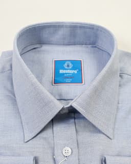 Men’s Slim-Fit Textured Oxford Shirt – Light Blue Heather thumbnail
