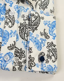  Paisley Print Slim Fit Cotton Shirt  thumbnail