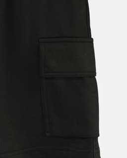 Onyx Black Twill Cargo Shorts thumbnail