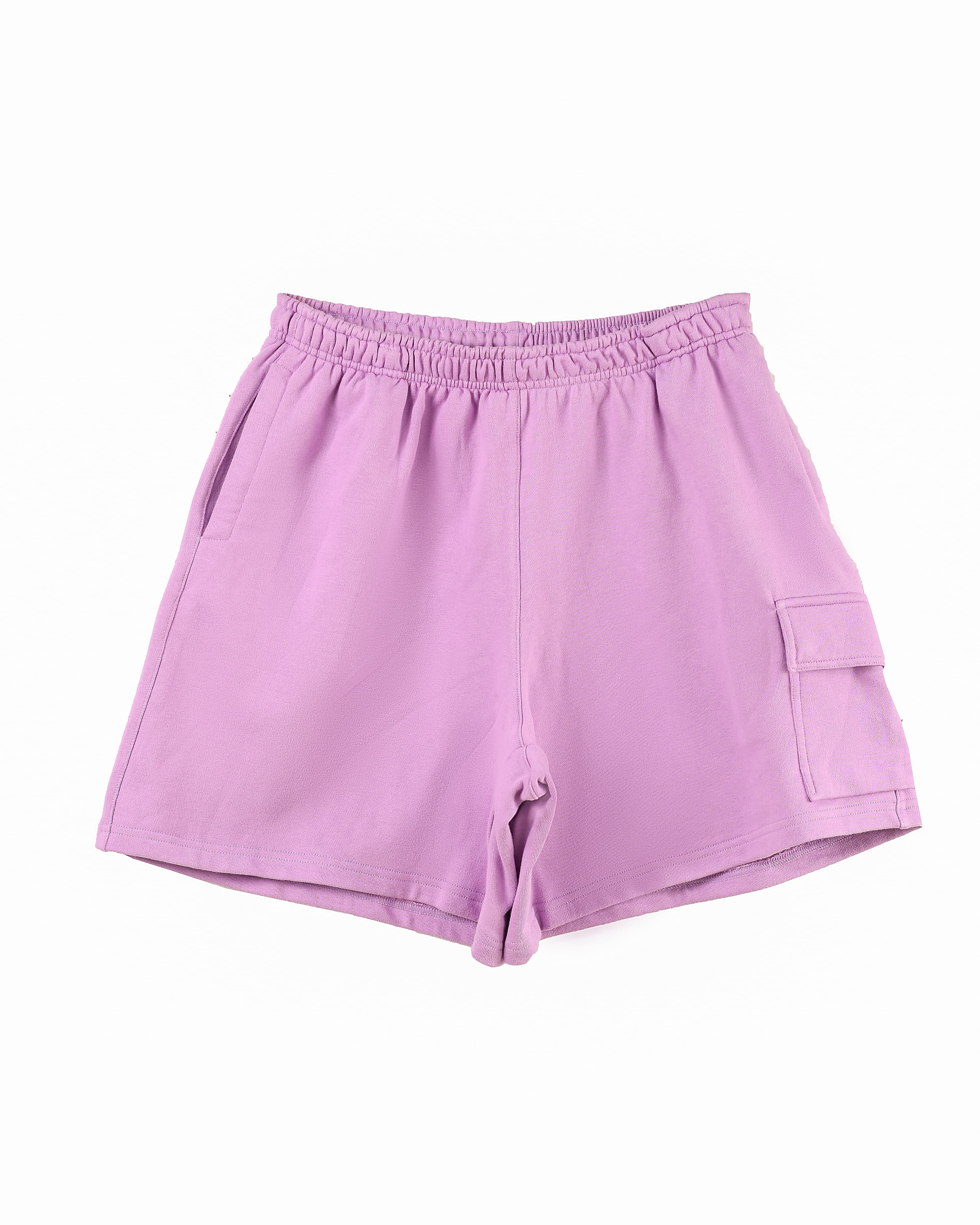 Lavender Mist Twill Cargo Shorts