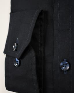 Premium Black Dobby Weave Men Dress Shirt thumbnail