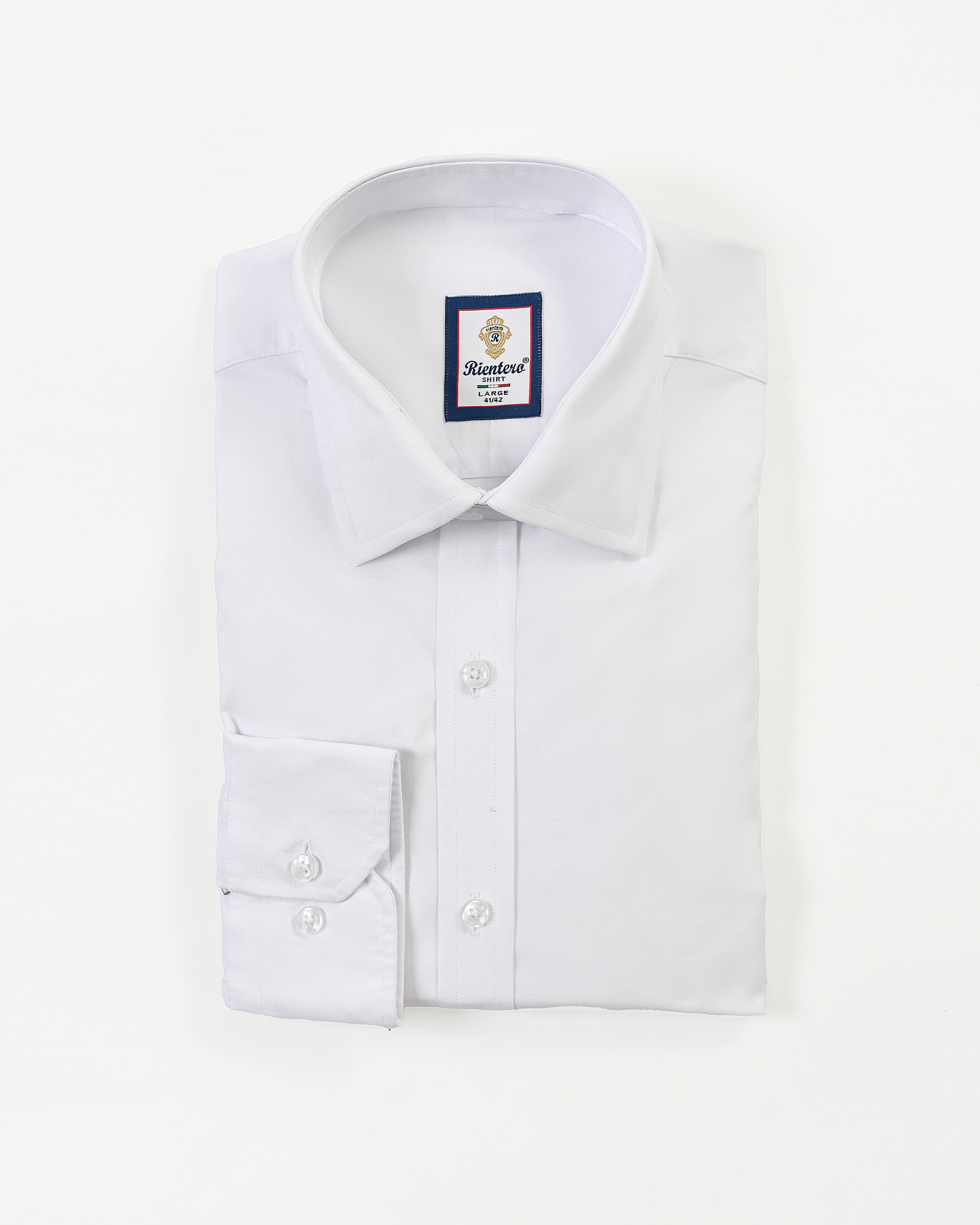 Men’s Premium Crisp White Cotton Shirt